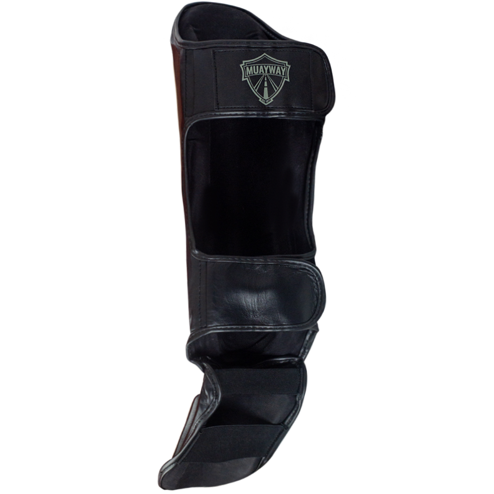 Muayway «Classic» Shin Guard Muay Thai Boxing Black