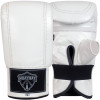 Muayway Bag Gloves Elastic Cuff Muay Thai Boxing White 
