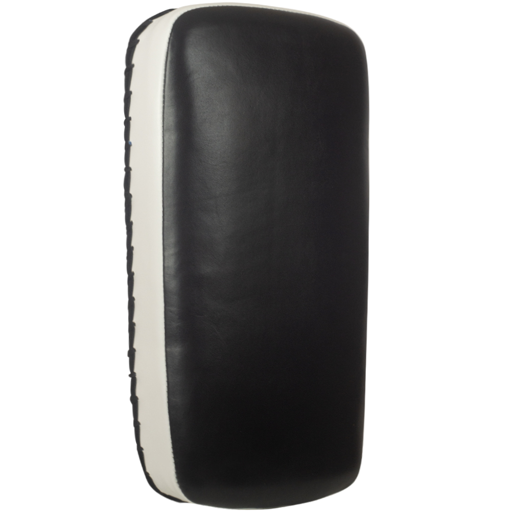 Muayway Straight Thai Pads Genuine Leather Black-White