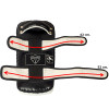 Muayway Straight Thai Pads Genuine Leather Black-White