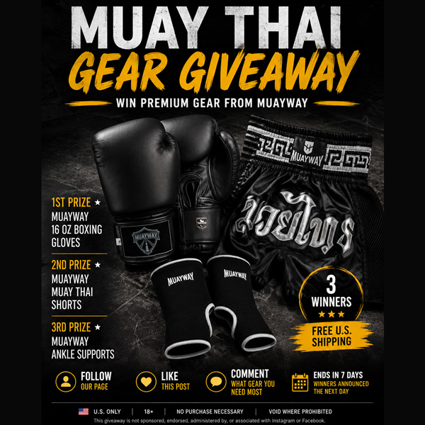 Muayway Giveaway Results: Winners Announced
