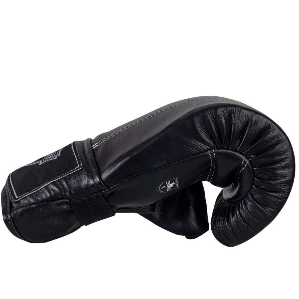 Muayway Bag Gloves Elastic Cuff Muay Thai Boxing Black