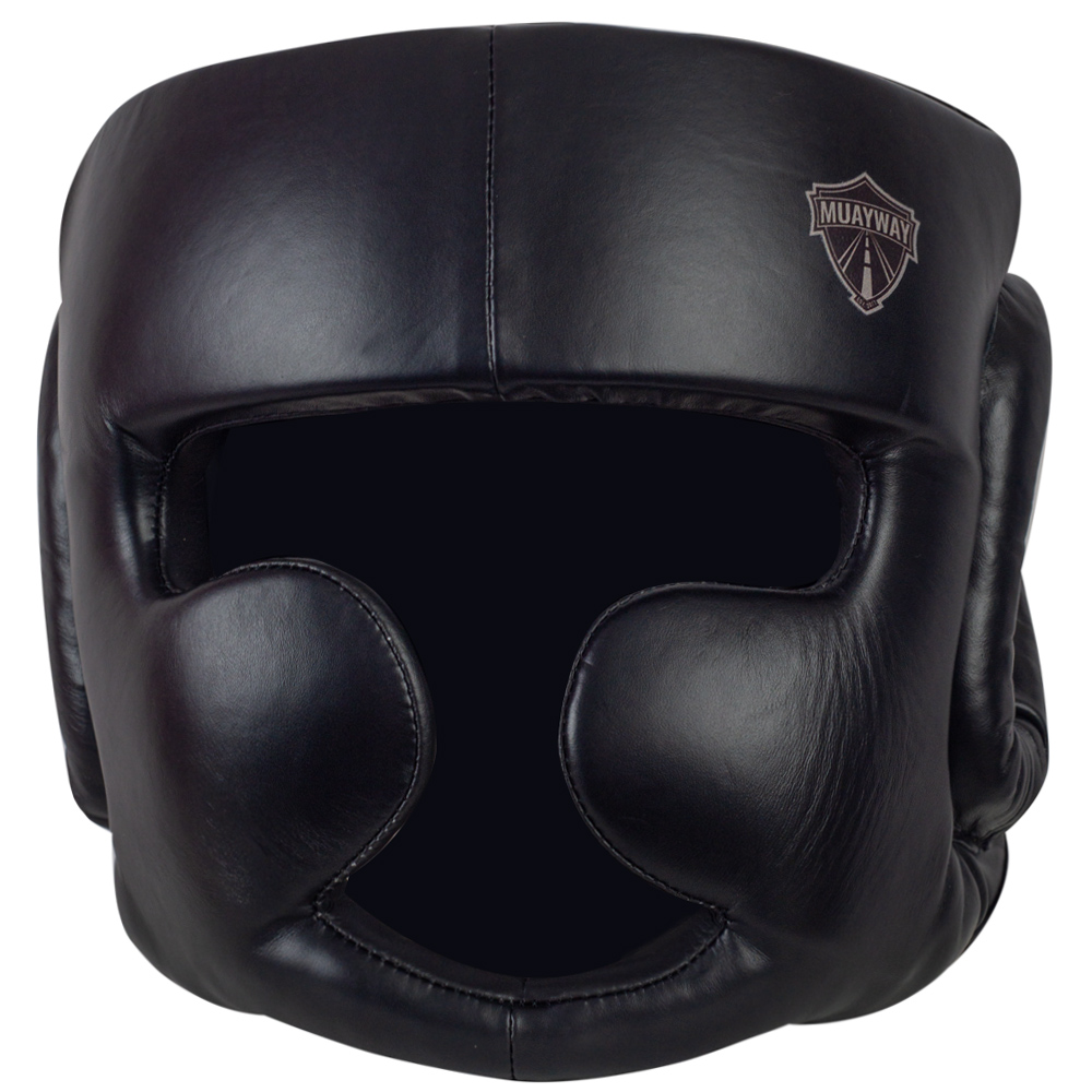 Muayway «Classic» Head Guard Muay Thai Boxing Black