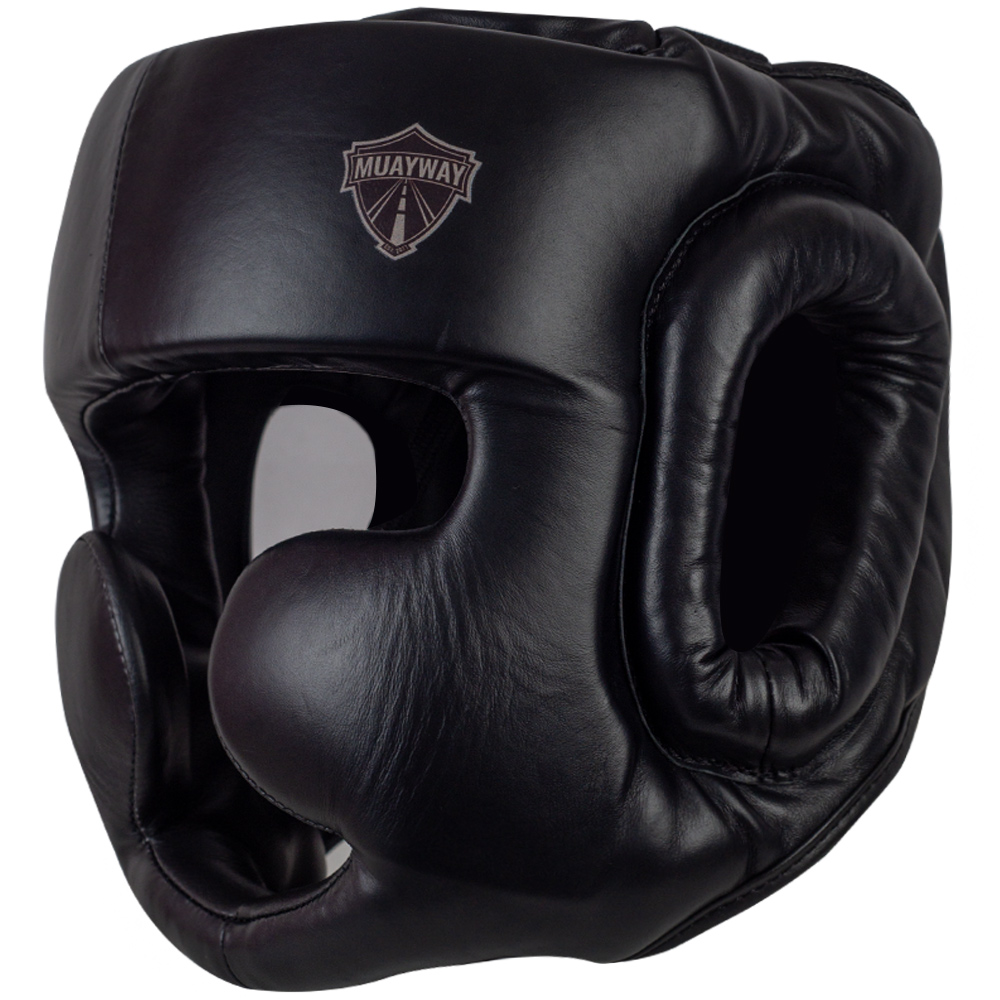 Muayway «Classic» Head Guard Muay Thai Boxing Black