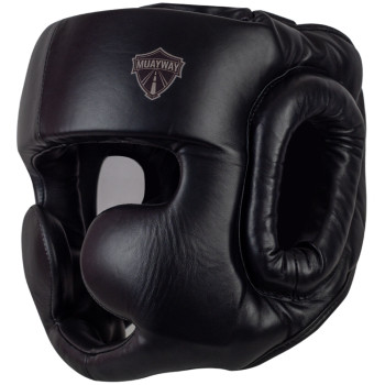 Muayway «Classic» Head Guard Muay Thai Boxing Black