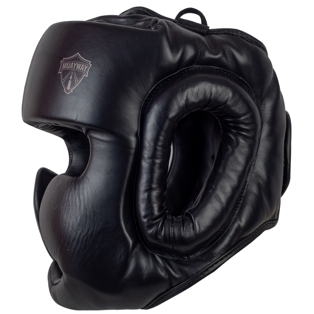 Muayway «Classic» Head Guard Muay Thai Boxing Black