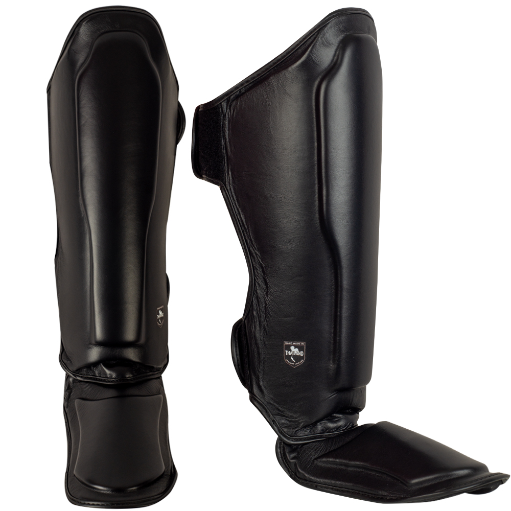 Muayway «Classic» Shin Guard Muay Thai Boxing Black
