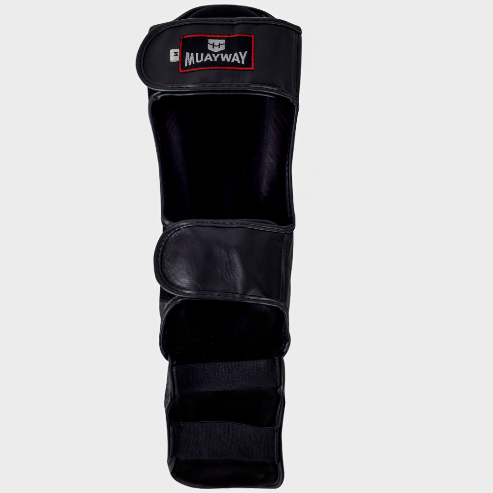 Muayway «Classic» Shin Guard Muay Thai Boxing Black