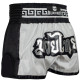 Muayway "Meander" Muay Thai Boxing Shorts White + Branded Keychain 