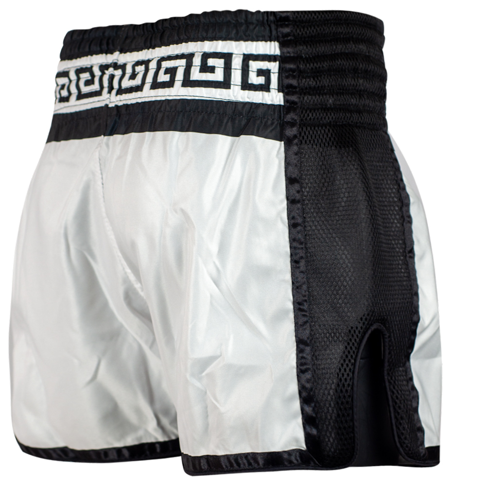 Muayway "Meander" Muay Thai Boxing Shorts White