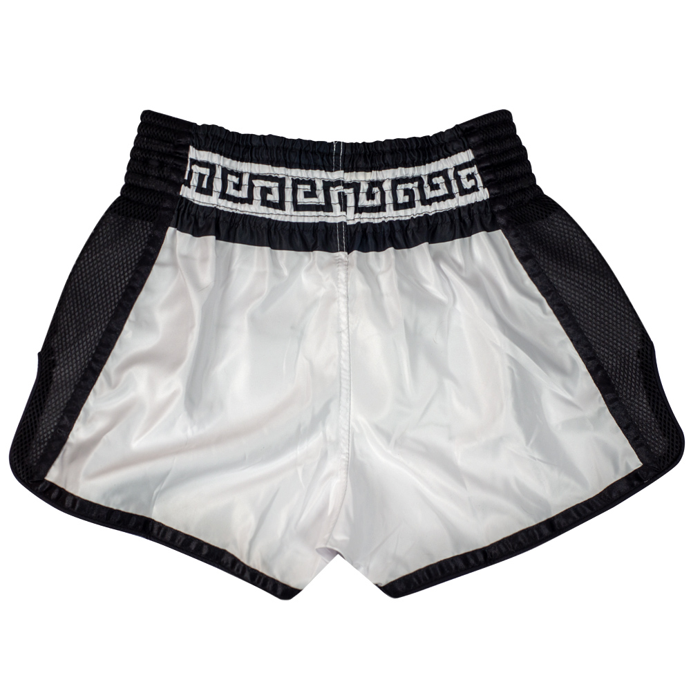 Muayway "Meander" Muay Thai Boxing Shorts White