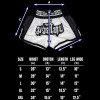 Muayway "Meander" Muay Thai Boxing Shorts Black