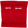 Muayway Knee Pads Guards Muay Thai Boxing Red + Branded Keychain