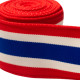 Muayway Hand Wraps Muay Thai Boxing Thai Flag + Branded Keychain