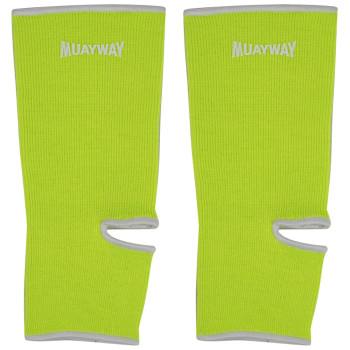 Muayway Ankle Support Brace Guard Muay Thai Boxing lime + Branded Keychain