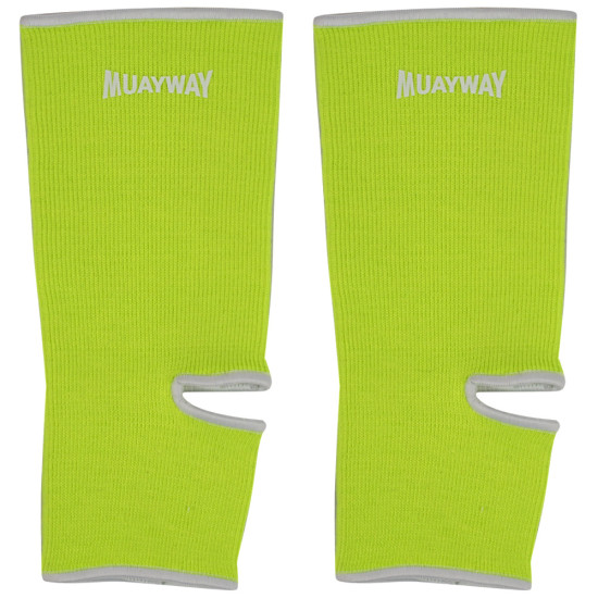 Muayway Ankle Support Brace Guard Muay Thai Boxing lime + Branded Keychain