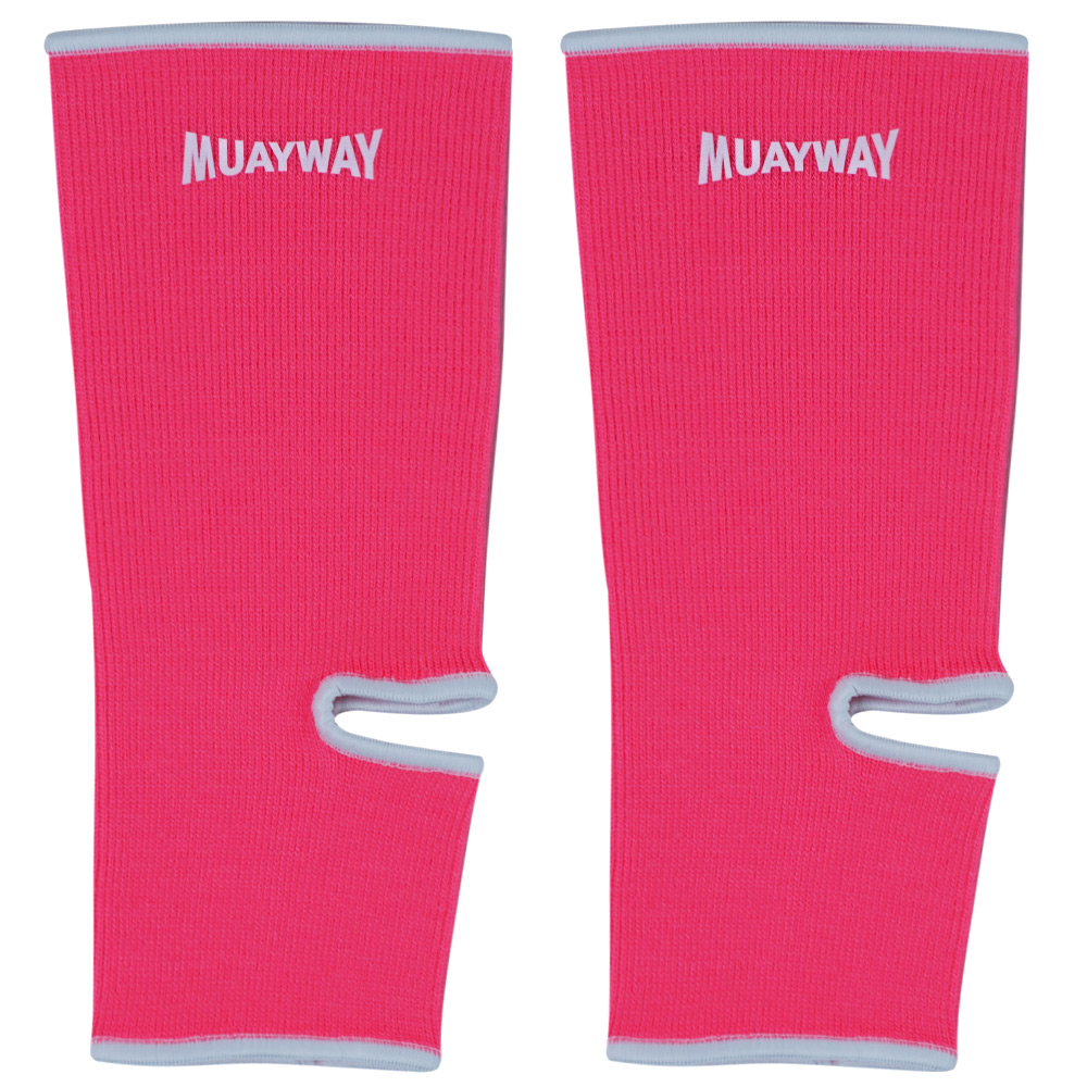 Muayway Ankle Support Brace Guard Muay Thai Boxing Pink