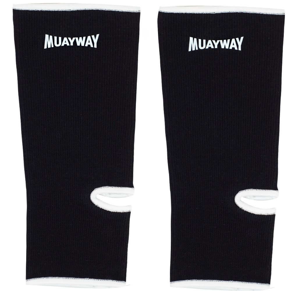 Muayway Ankle Support Brace Guard Muay Thai Boxing Black