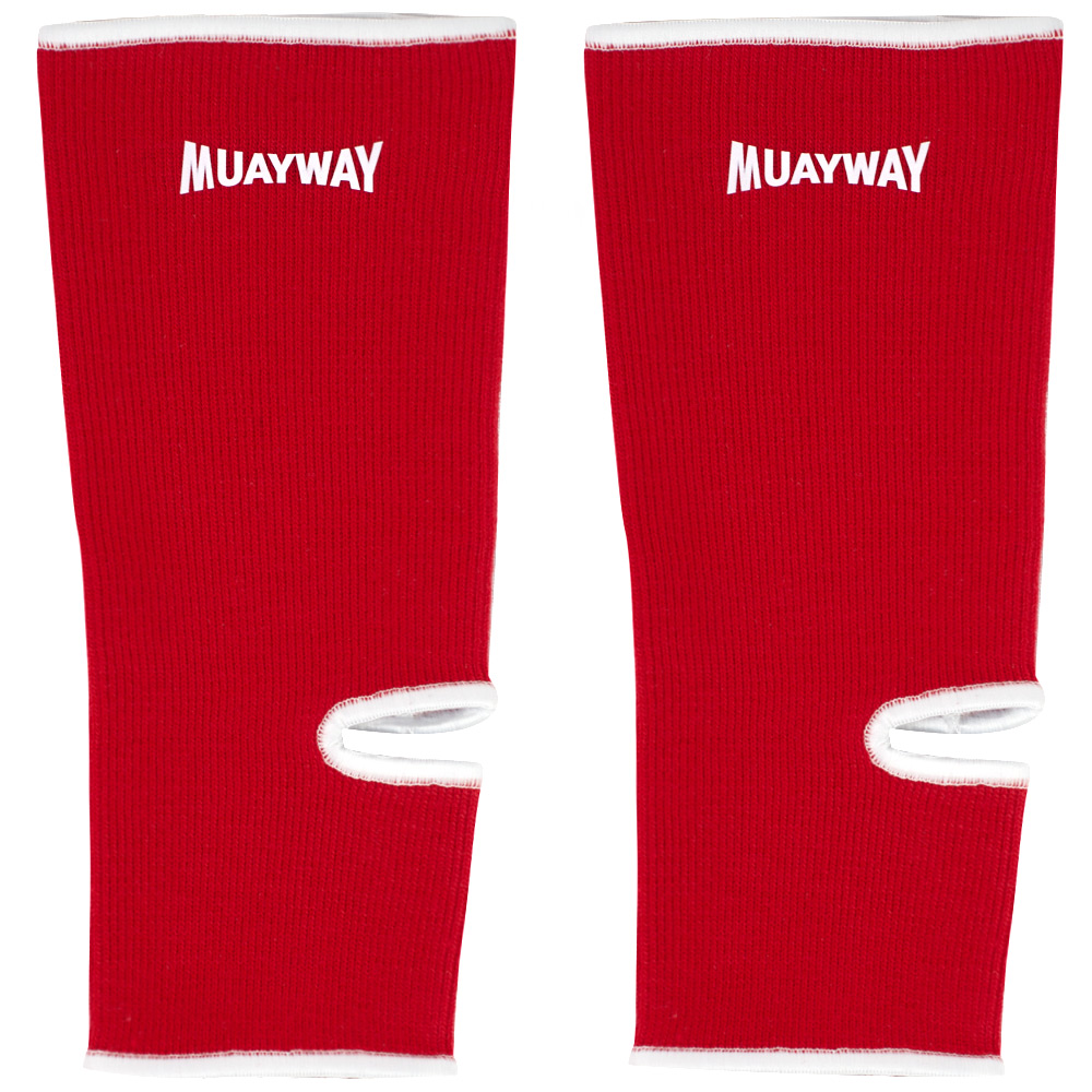 Muayway Ankle Support Brace Guard Muay Thai Boxing Red