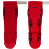 Muayway Shin Guards Cotton Elastic Competition Red Graphic Print