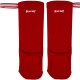 Muayway Shin Guards Cotton Elastic Competition Red + Branded Keychain