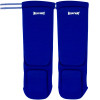 Muayway Shin Guards Cotton Elastic Competition Blue + Branded Keychain