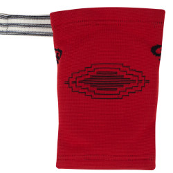 Muayway Elbow Pads Guards Muay Thai Boxing Free Size Free Shipping Red Graphic