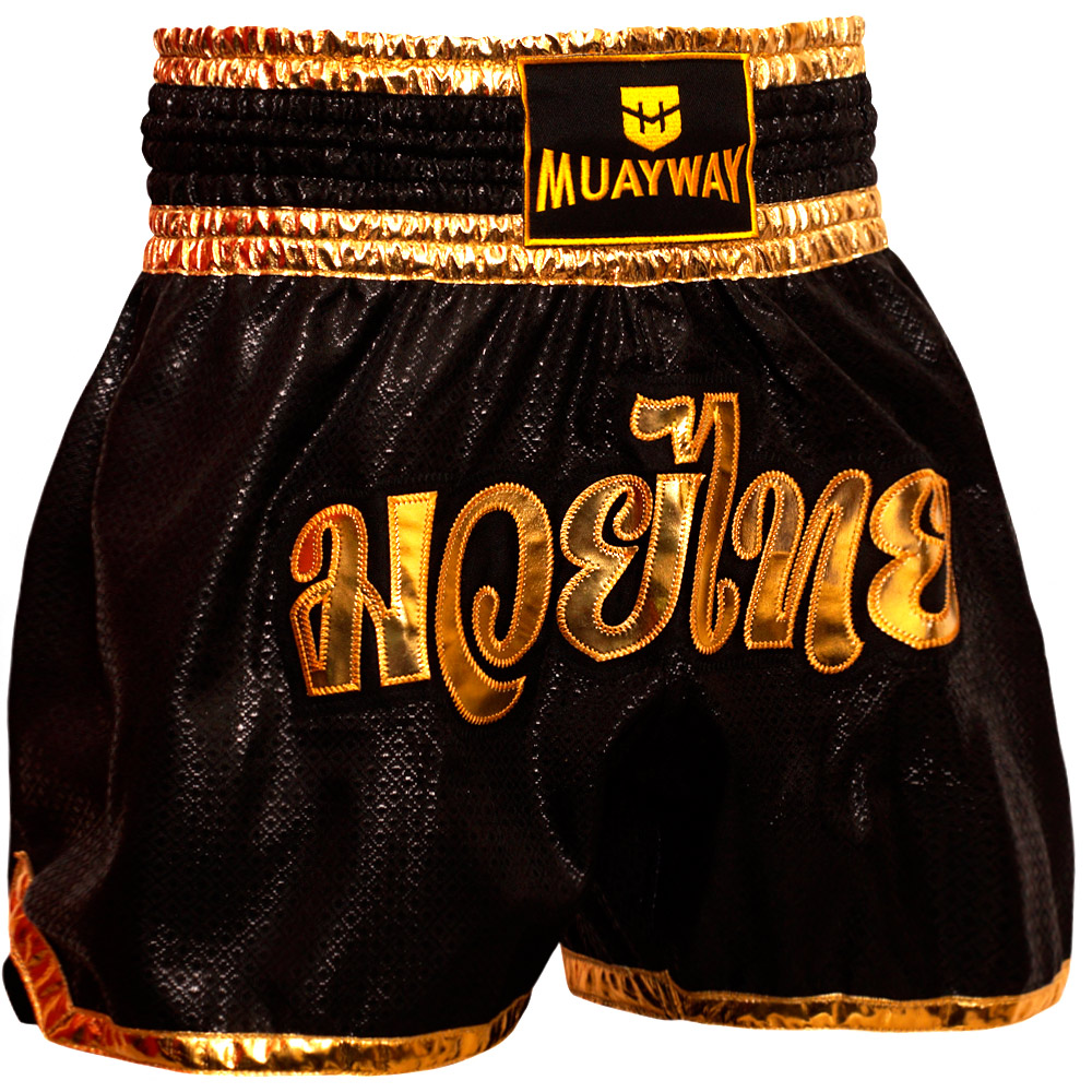 Muayway "Black Gold Heritage" Muay Thai Boxing Shorts