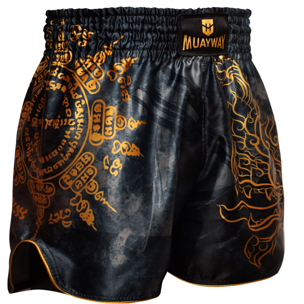 Muayway "Gold Yant" Muay Thai Boxing Shorts