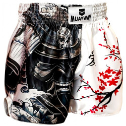 Muayway "Sakura For Samurai" Muay Thai Boxing Shorts + Branded Boxing Glove Keychain Free Shipping