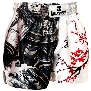 Muayway "Sakura For Samurai" Muay Thai Boxing Shorts + Branded Keychain